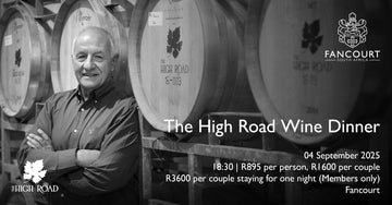 Fancourt South Africa: The High Road Wine Dinner on 4 September