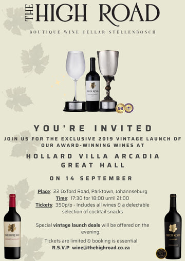 The High Road 2019 Vintage Launch in Johannesburg - 14 September
